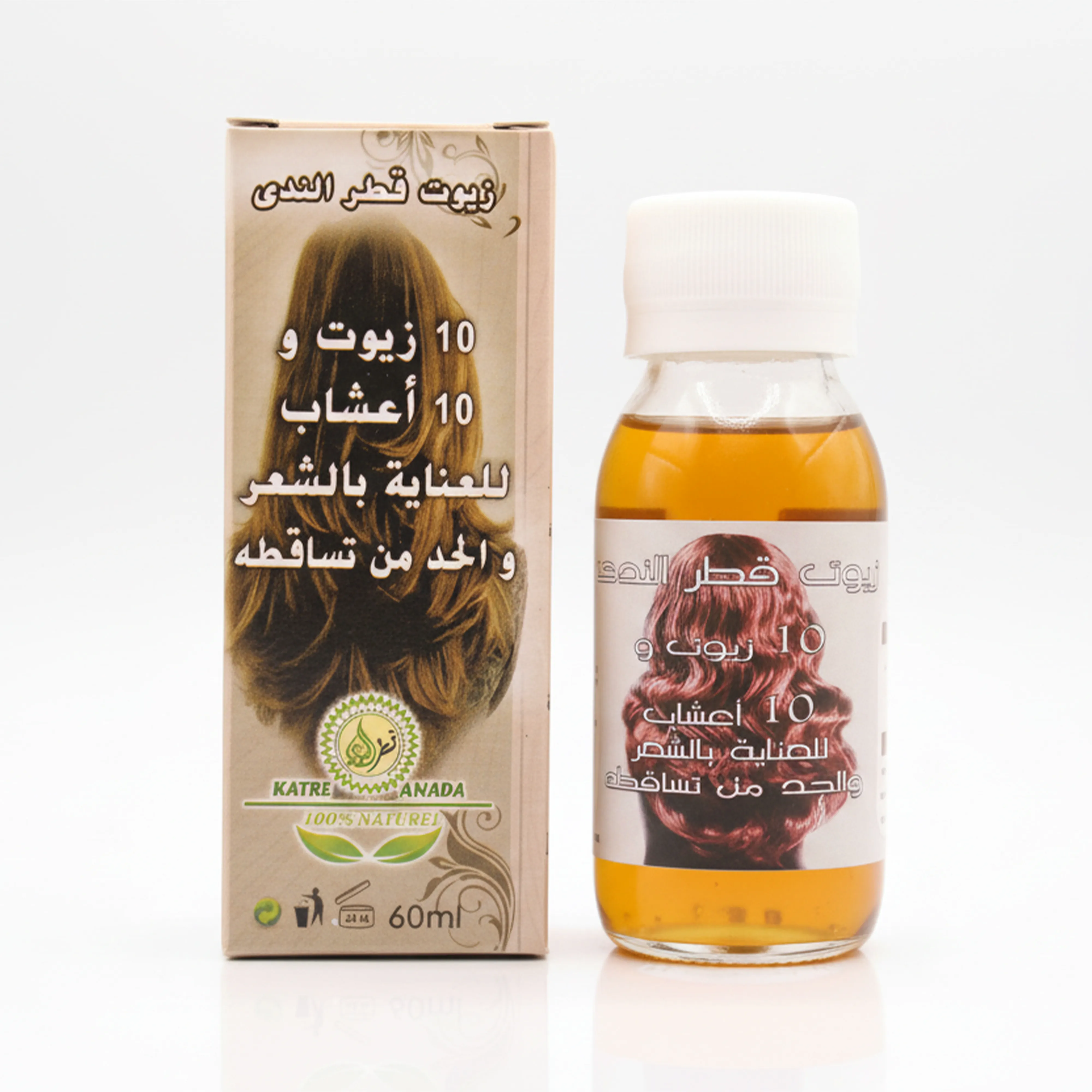 Huile Capillaire Naturelle KATRE ANADA - 10 Huiles & 10 Plantes - 60ml