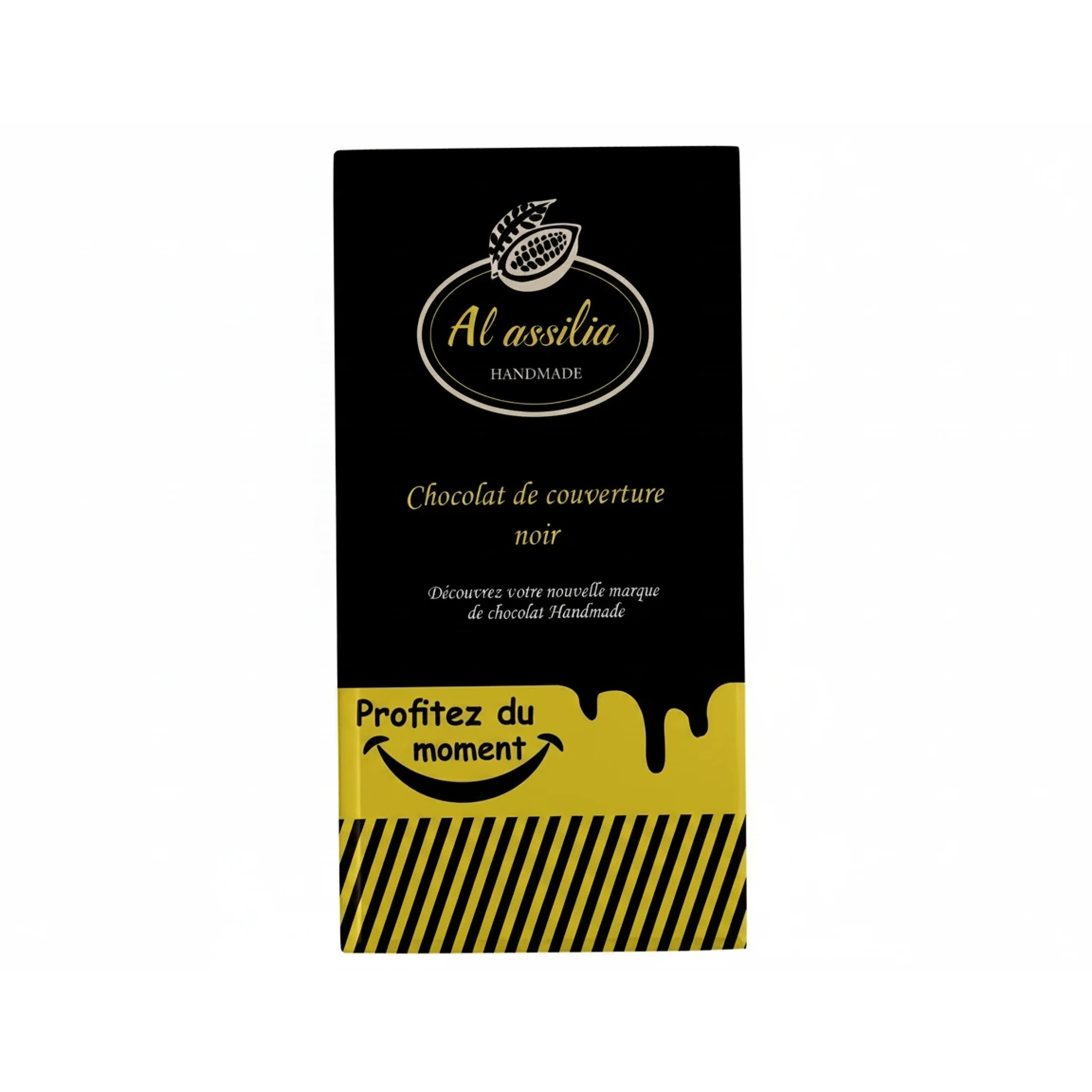 Tablette de chocolat noir