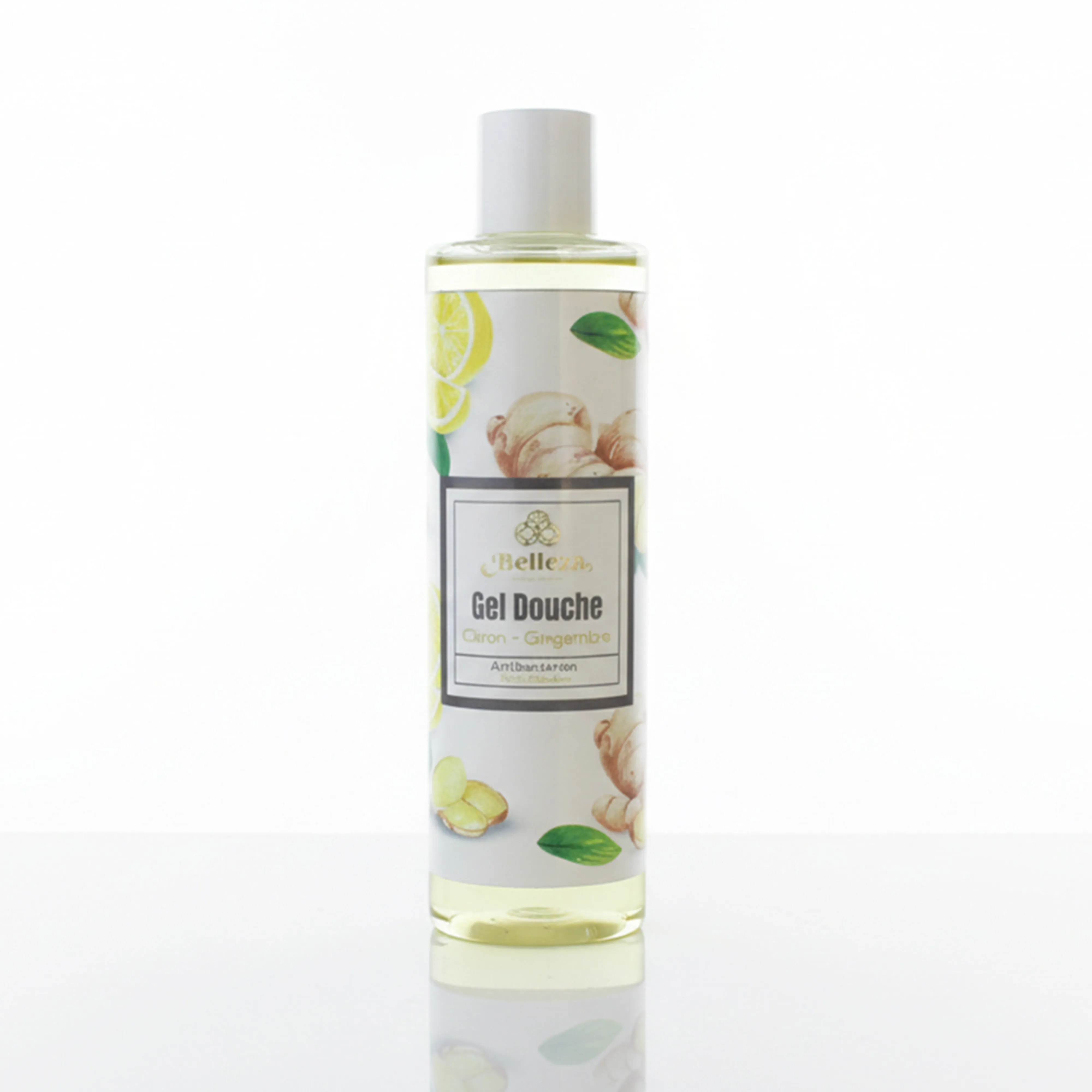 Gel Douche Citron-Gingembre Belleza 250ml Naturel