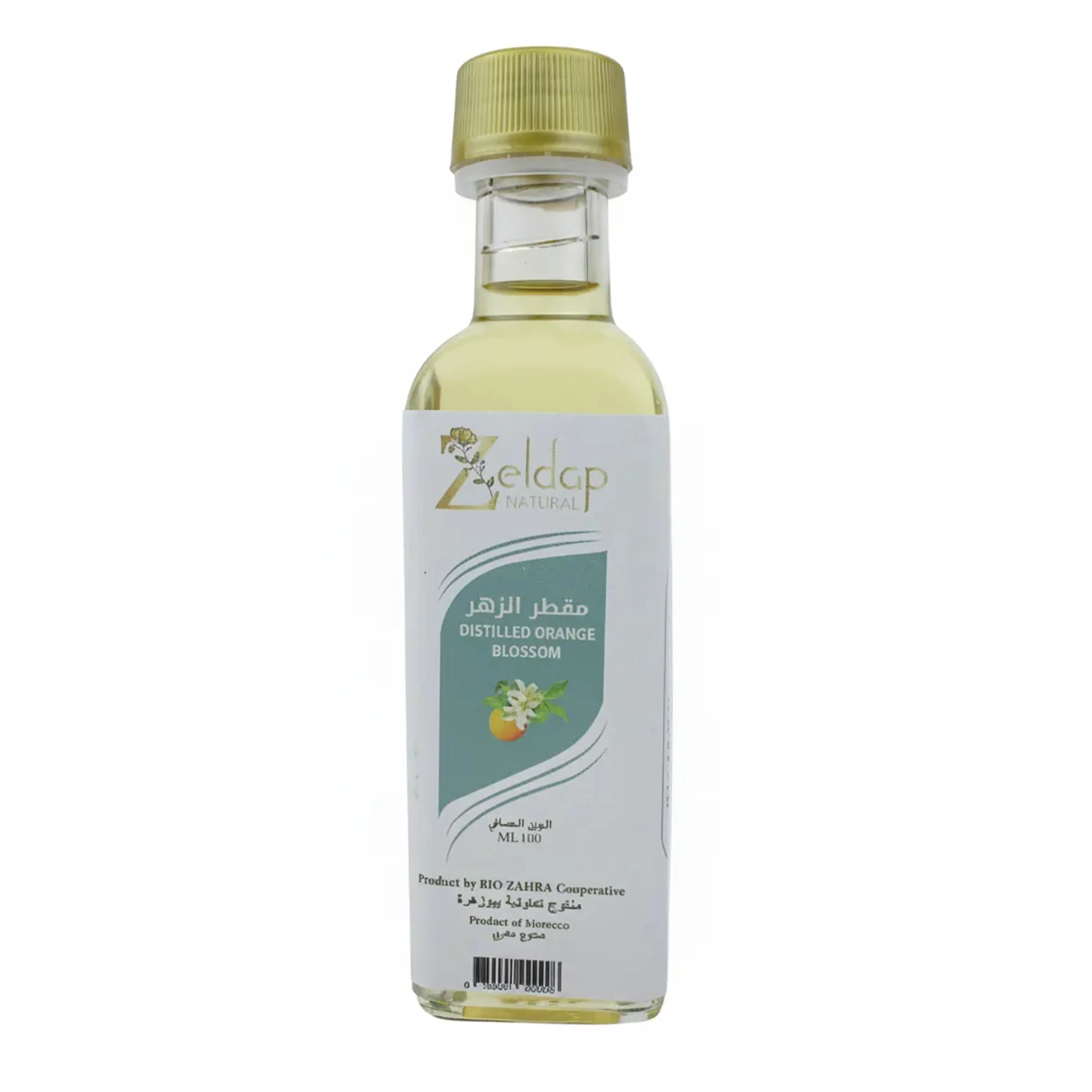 Eau Fleur d'Oranger Distillée Zeldap 100ml Naturelle