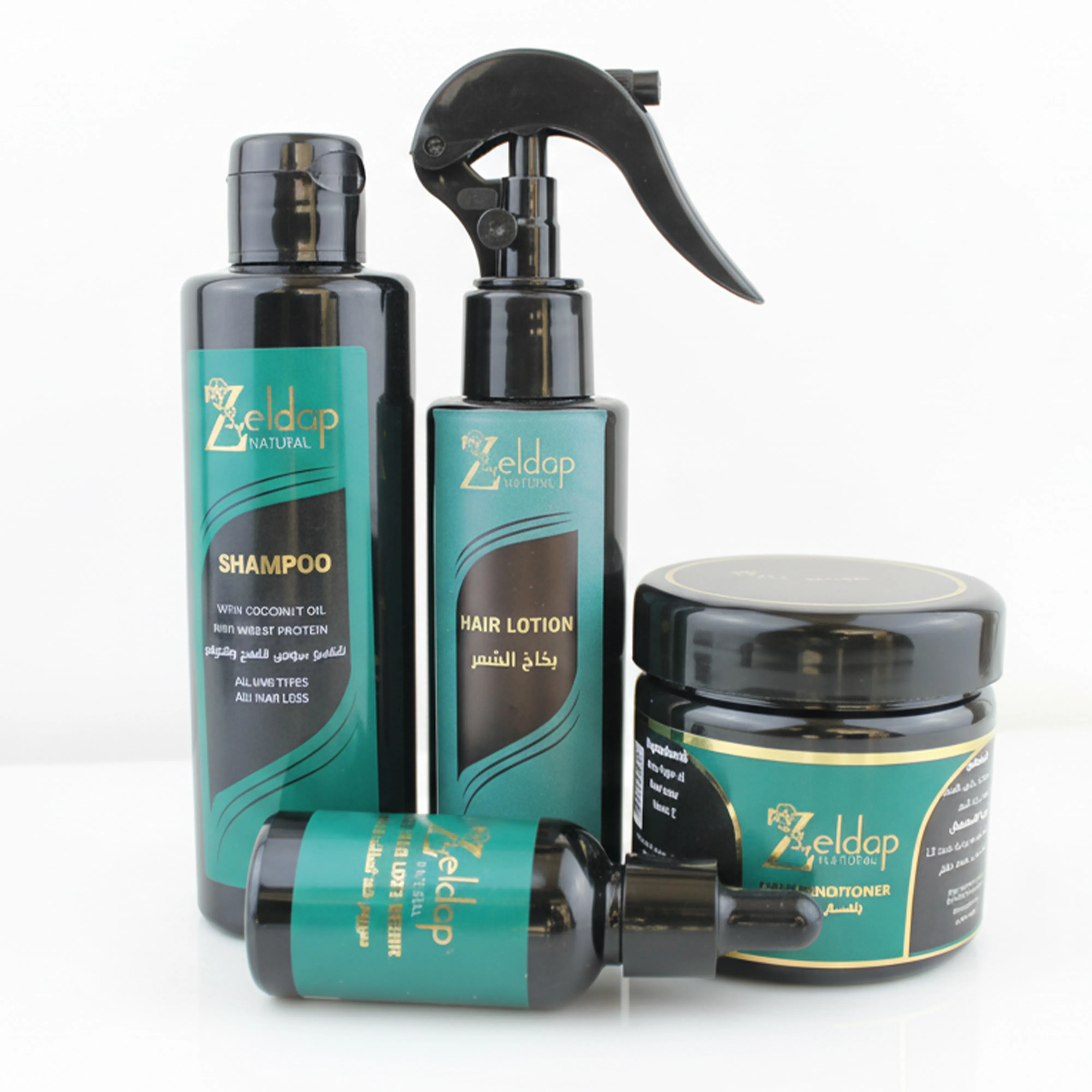 Set Complet Soin Cheveux Naturel Zeldap 3 Produits