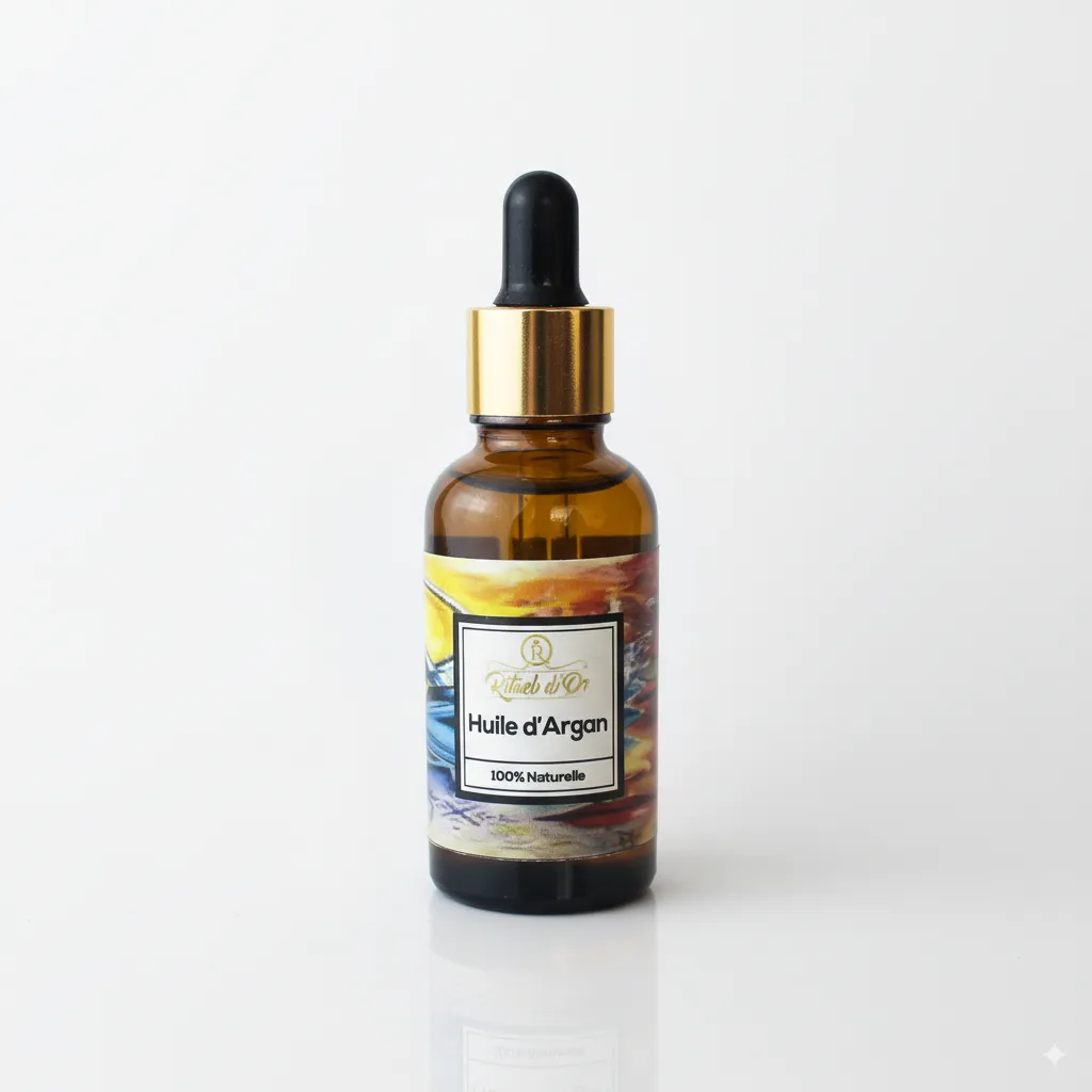 Huile d'Argan Pure 100% Naturelle - Anti-Âge Premium