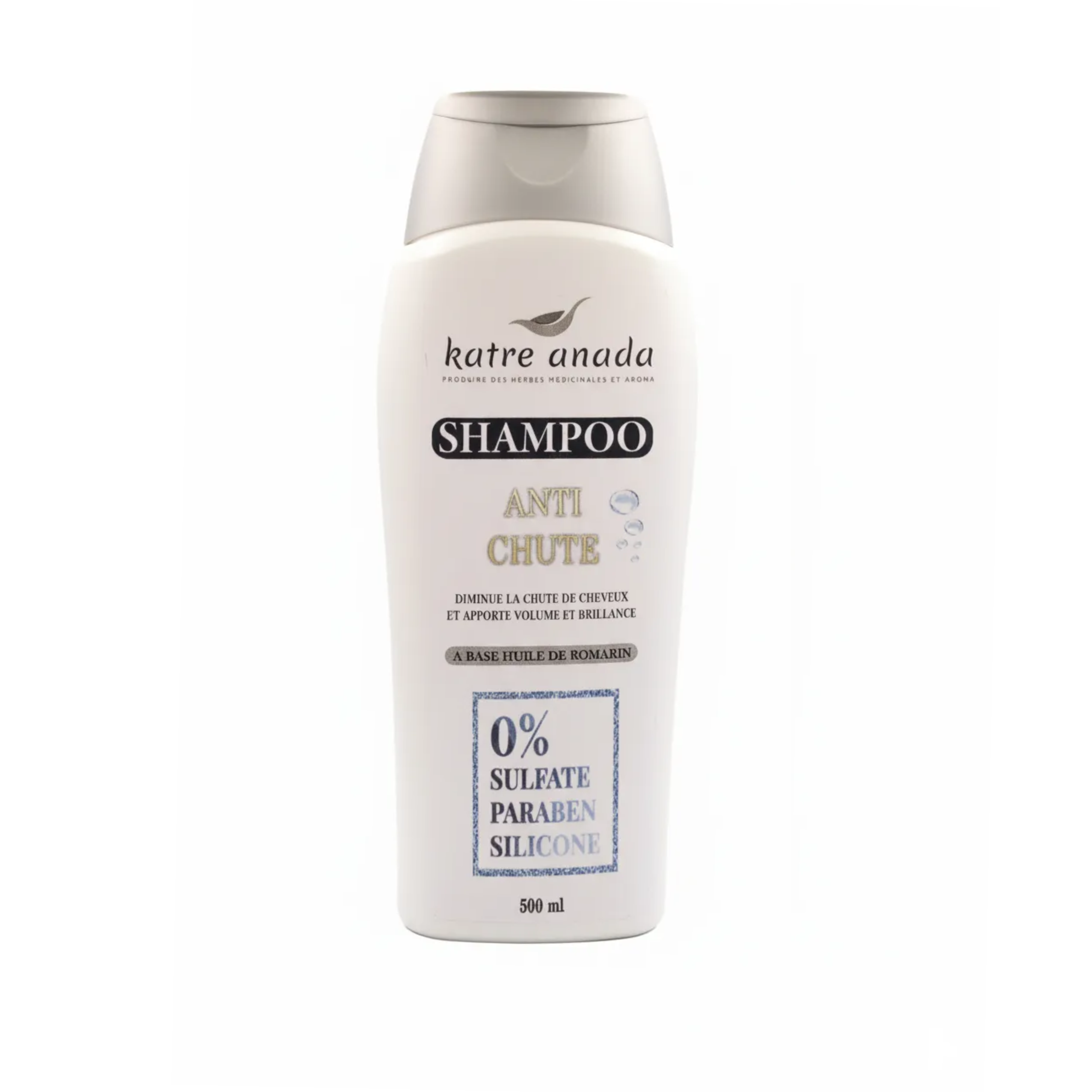 Shampoing Anti-Chute Naturel au Romarin – 500 ml