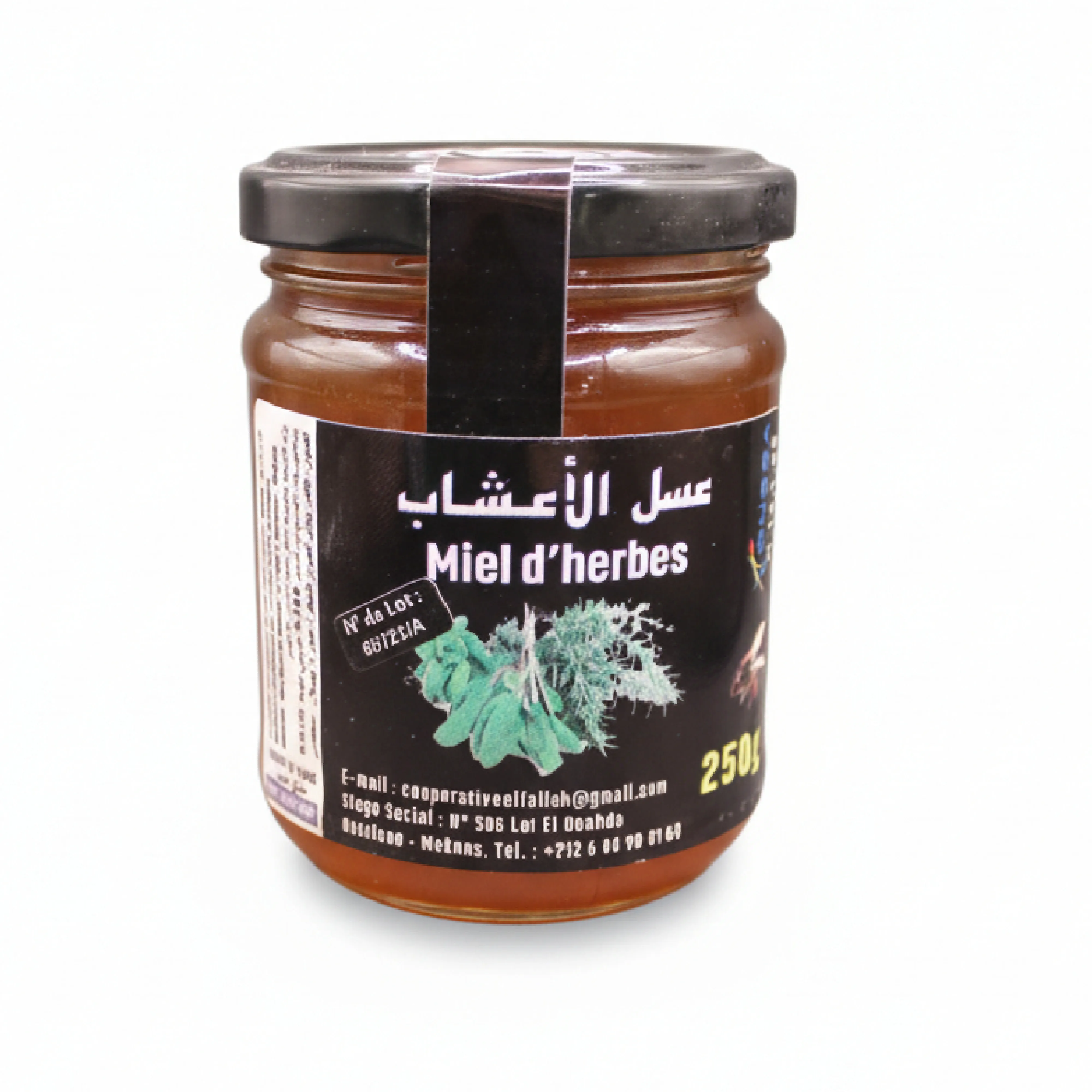 Miel d’herbes naturel 250g – Saveur authentique et bienfaits des plantes