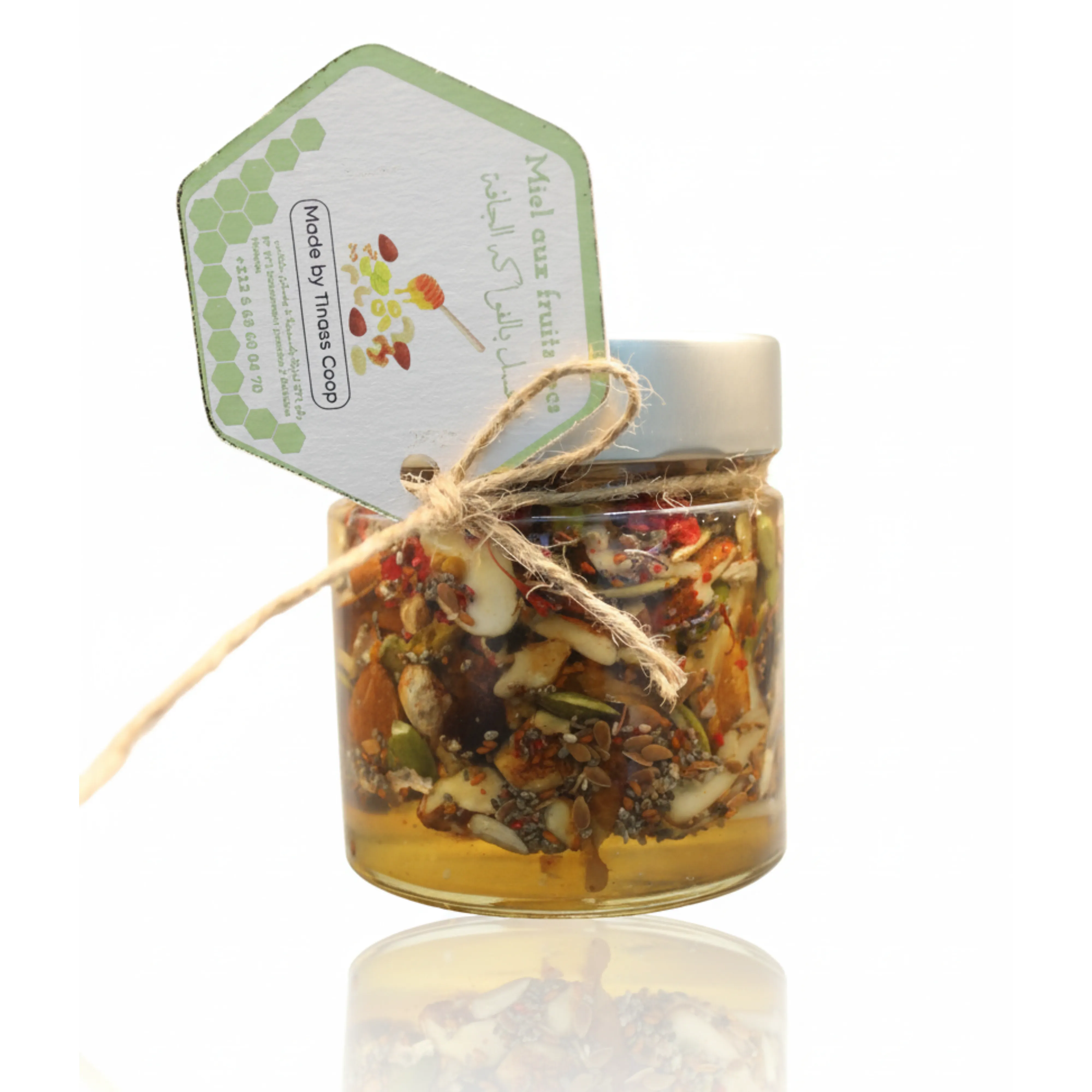 Miel Artisanal aux Fruits Secs et Graines Gourmandes