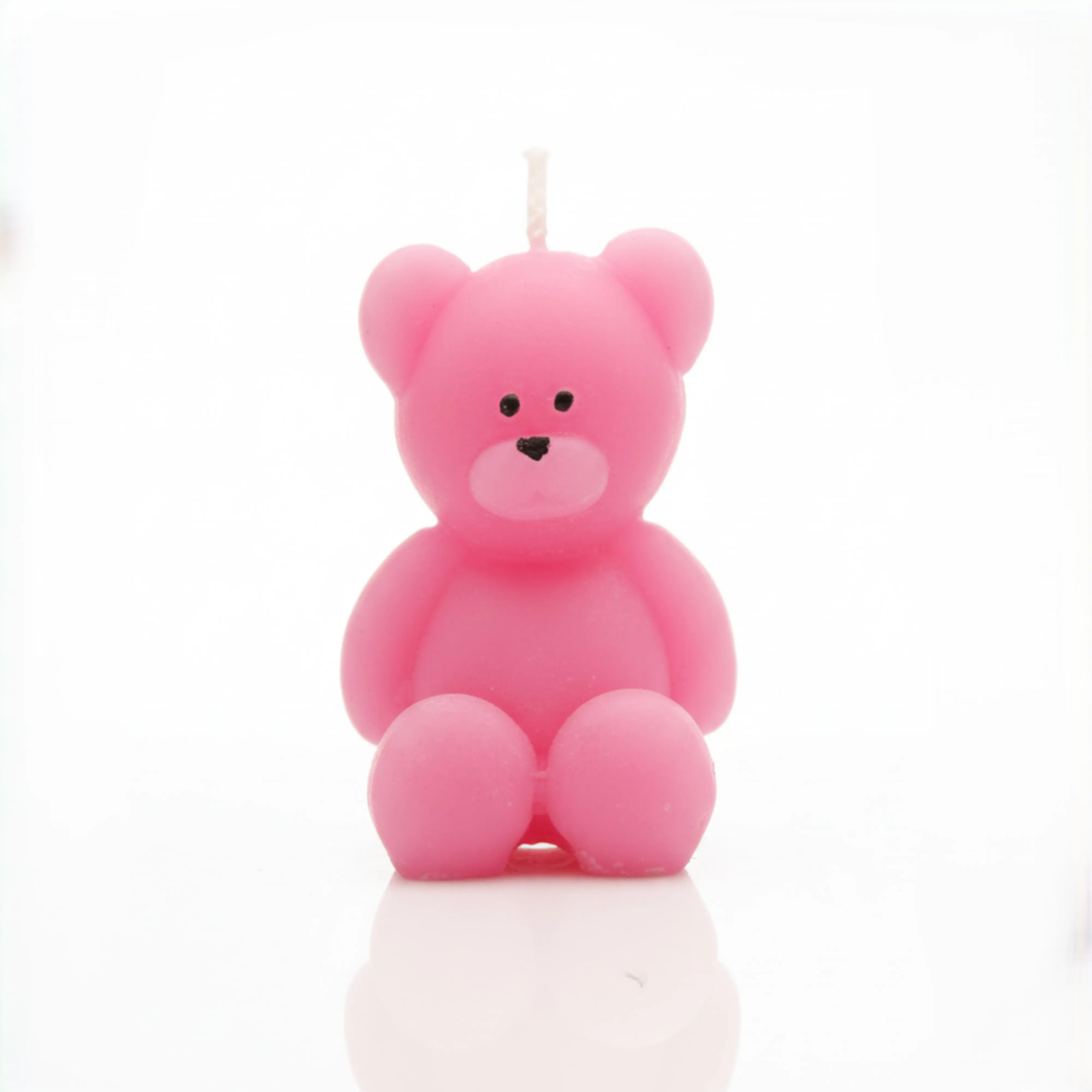 Bougie Décorative Ours Rose